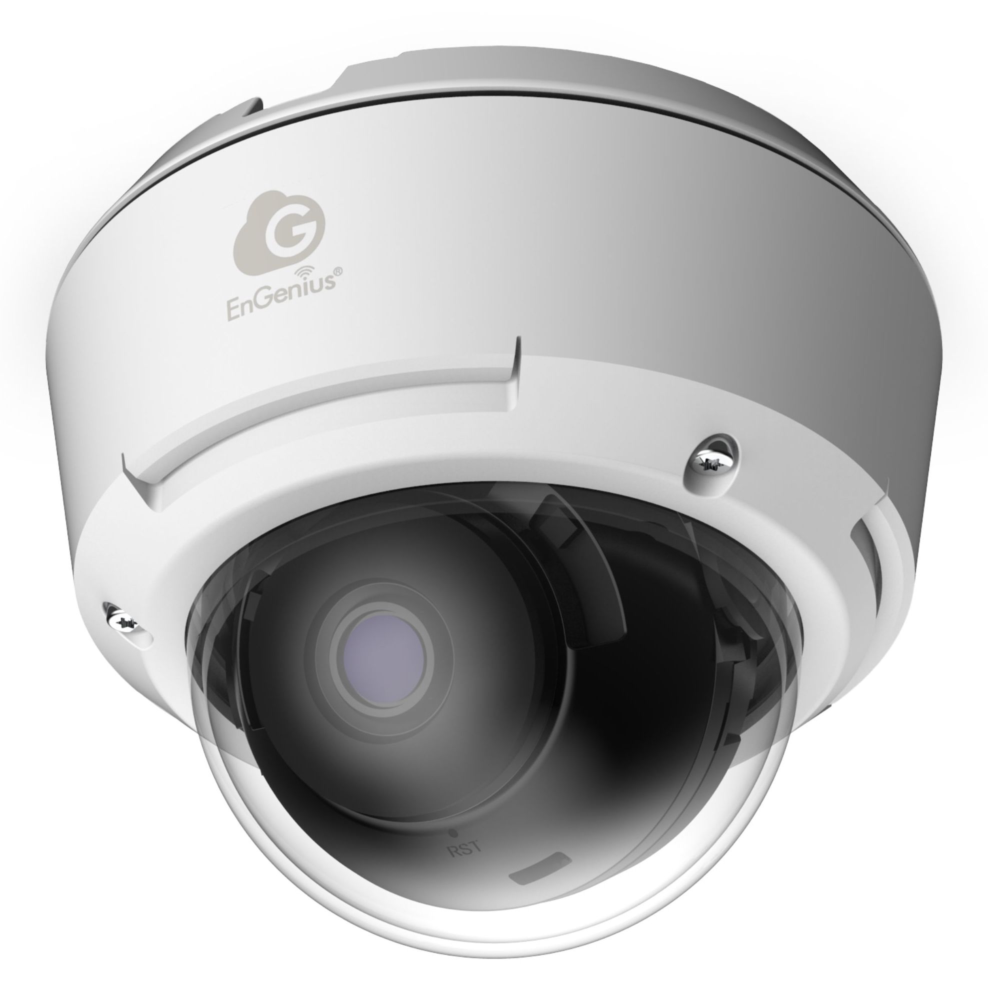De EnGenius ECC100 Dome Camera schuin van voren