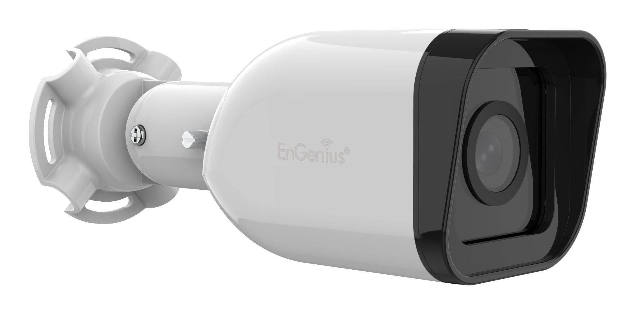 De linkerkant van de EnGenius ECC120 Bullet Camera