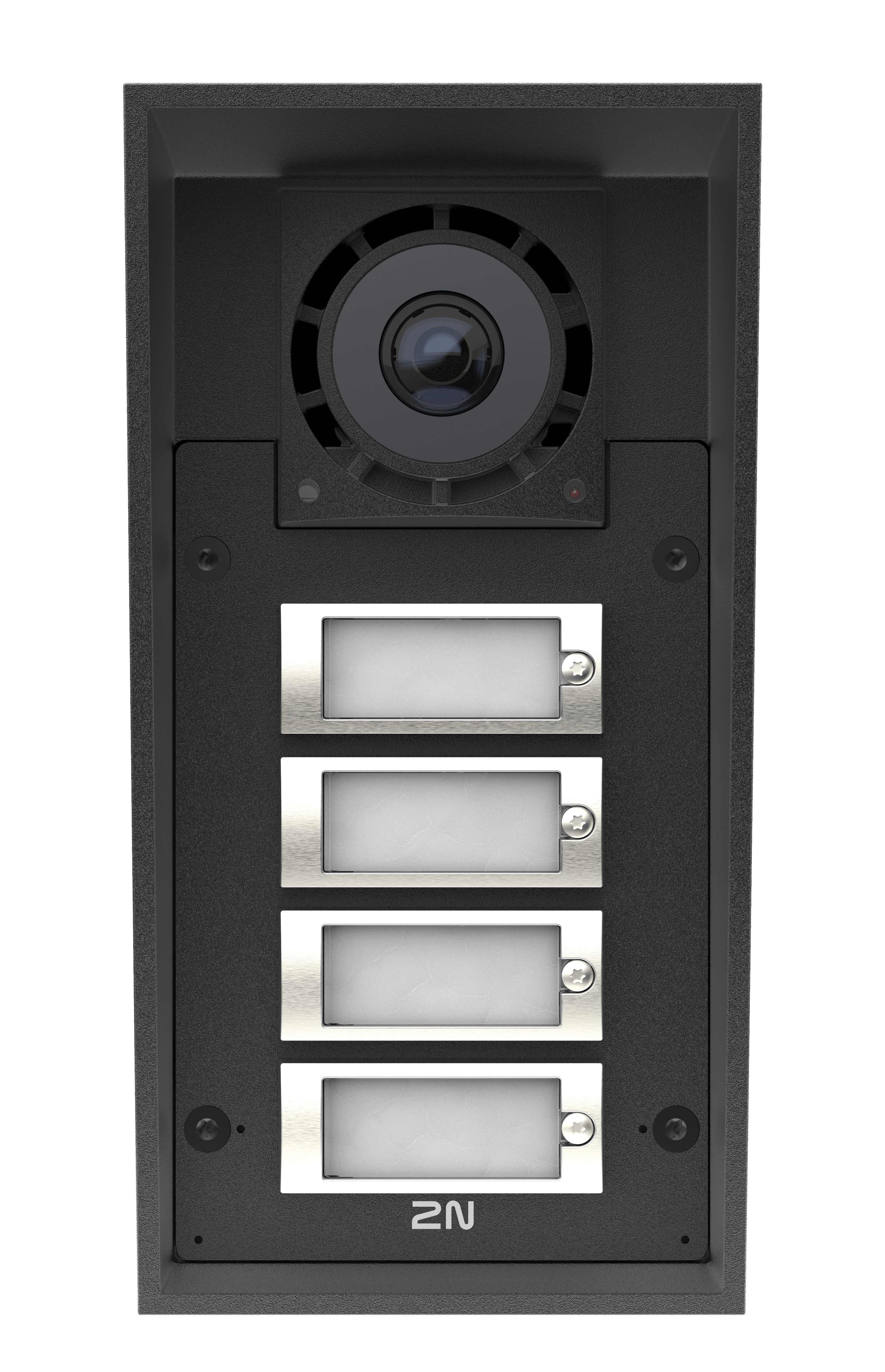 De 2N IP Force 2.0 Intercom met camera en 4 knoppen