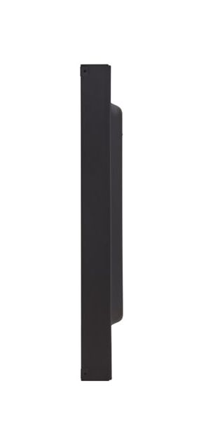 Rechter zijkant van het LG 49XE4P-B high brightness 4000 nits outdoor led display voor 24/7 digital signage