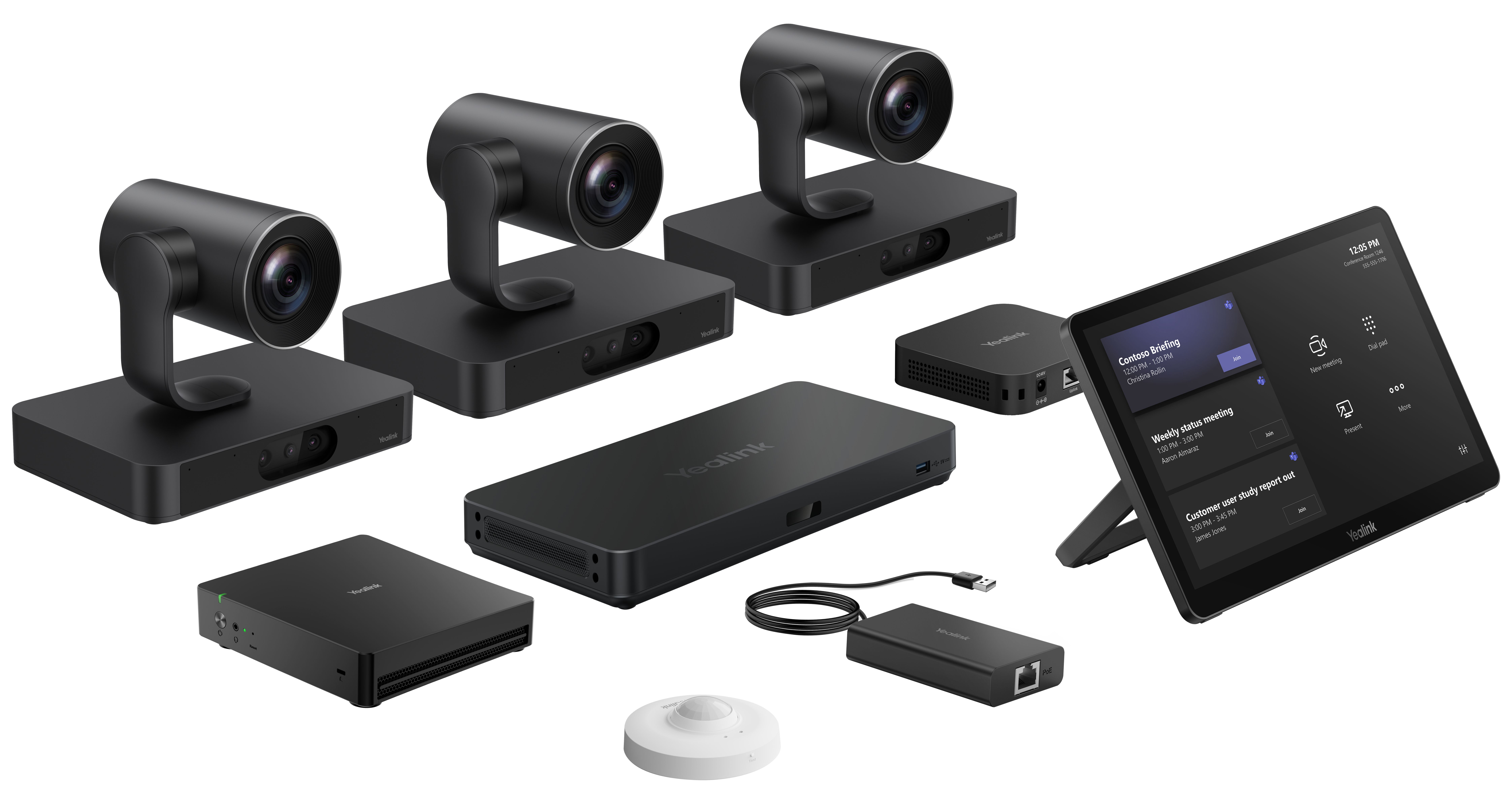 Compleet Yealink MVC S98 Teams videovergadersysteem voor grote ruimtes