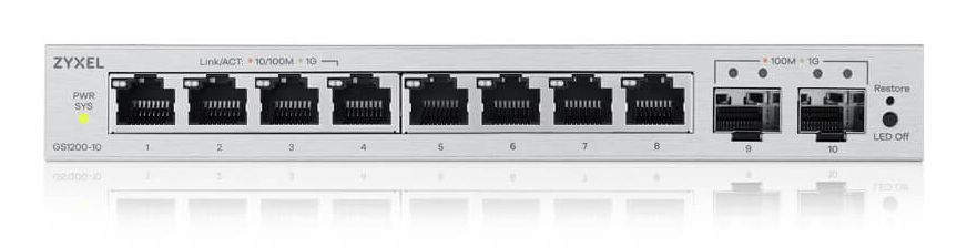 Zyxel GS1200-10 v3 Smart Managed Switch