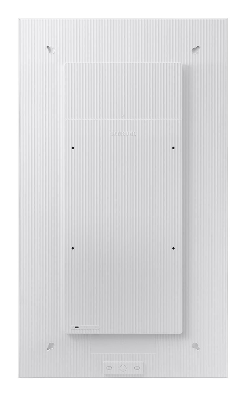 Achterkant van het Samsung EM32DX 32” color e-paper display in portret formaat