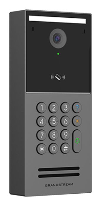 De Grandstream GDS3725 Video Intercom schuin van linksvoor