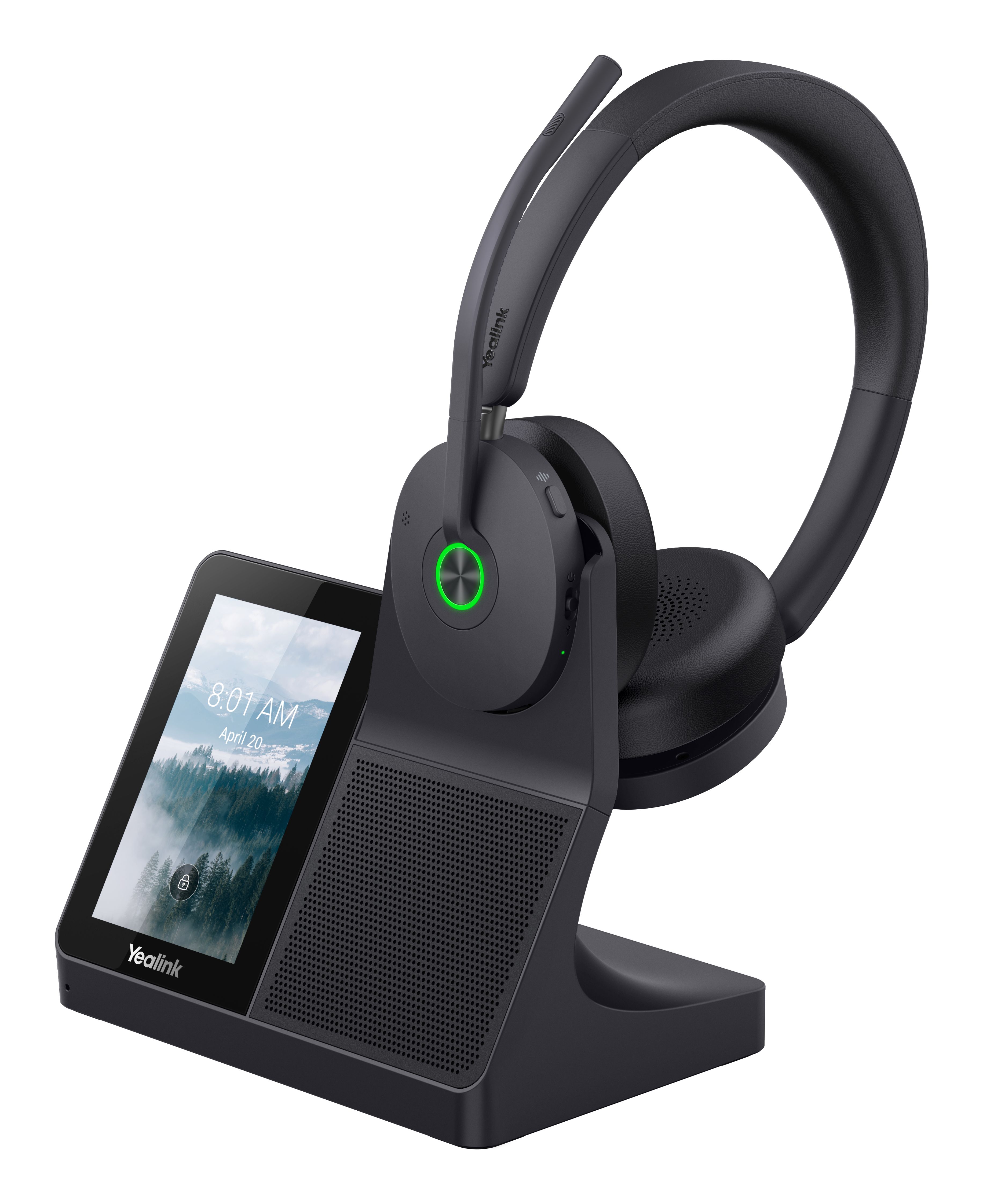 De Yealink WH68 Workstation UC headset met DECT en Bluetooth