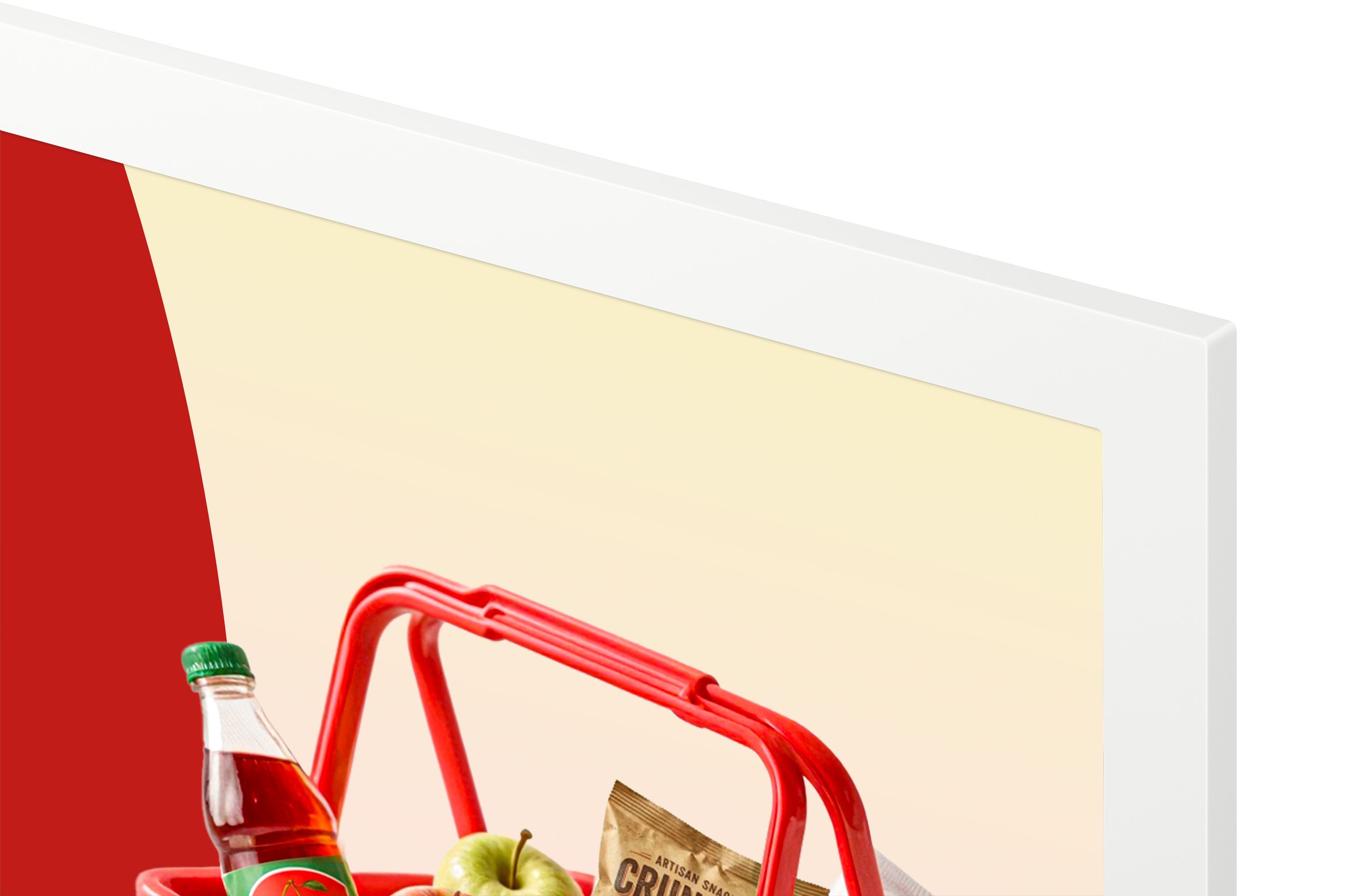 Dunne bovenrand van het Samsung EM13DX 13” Color E-Paper Display voor digital signage