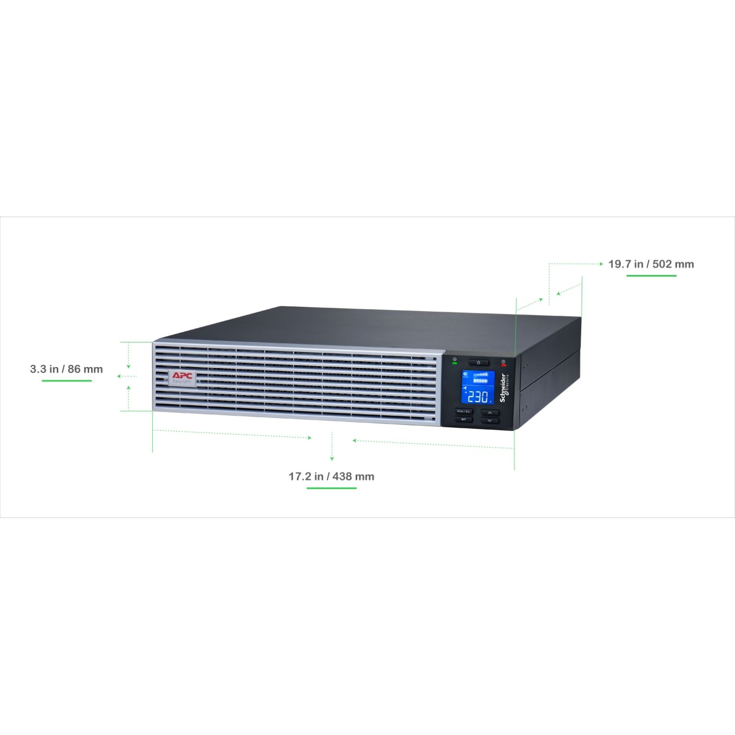 APC SRVL2KRIRK Easy-UPS 2000VA