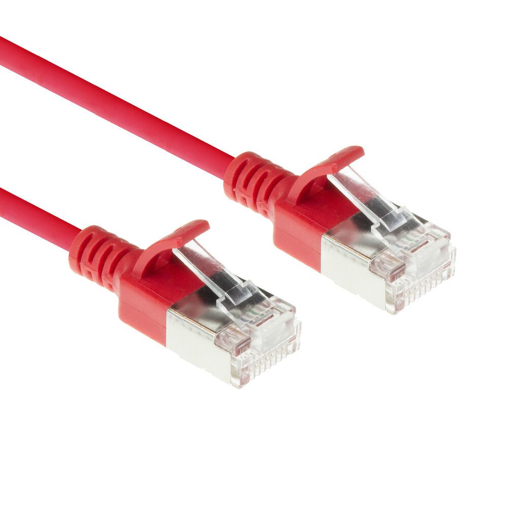 ACT DB7502 CAT6A patchkabel 2 meter rood