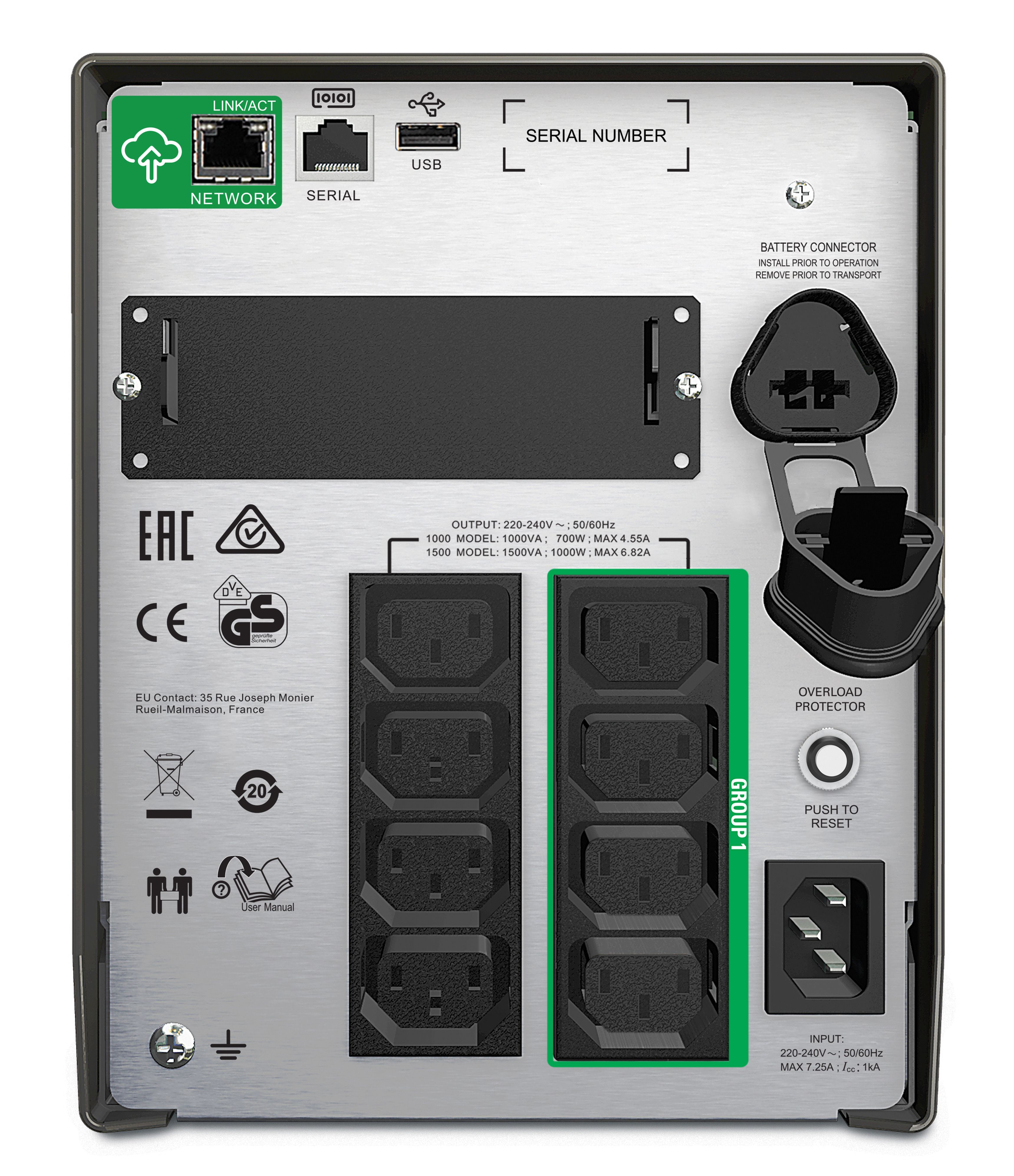 APC Smart-UPS 1500VA 8x C13