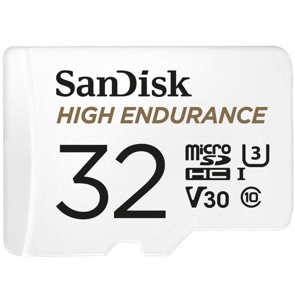 SanDisk High Endurance 32GB MicroSDHC-kaart voor beveiligingscamera's