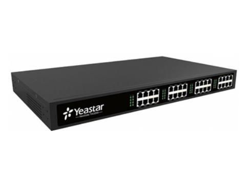 De Yeastar NeoGate TA3200 analoge VoIP-gateway schuin van links