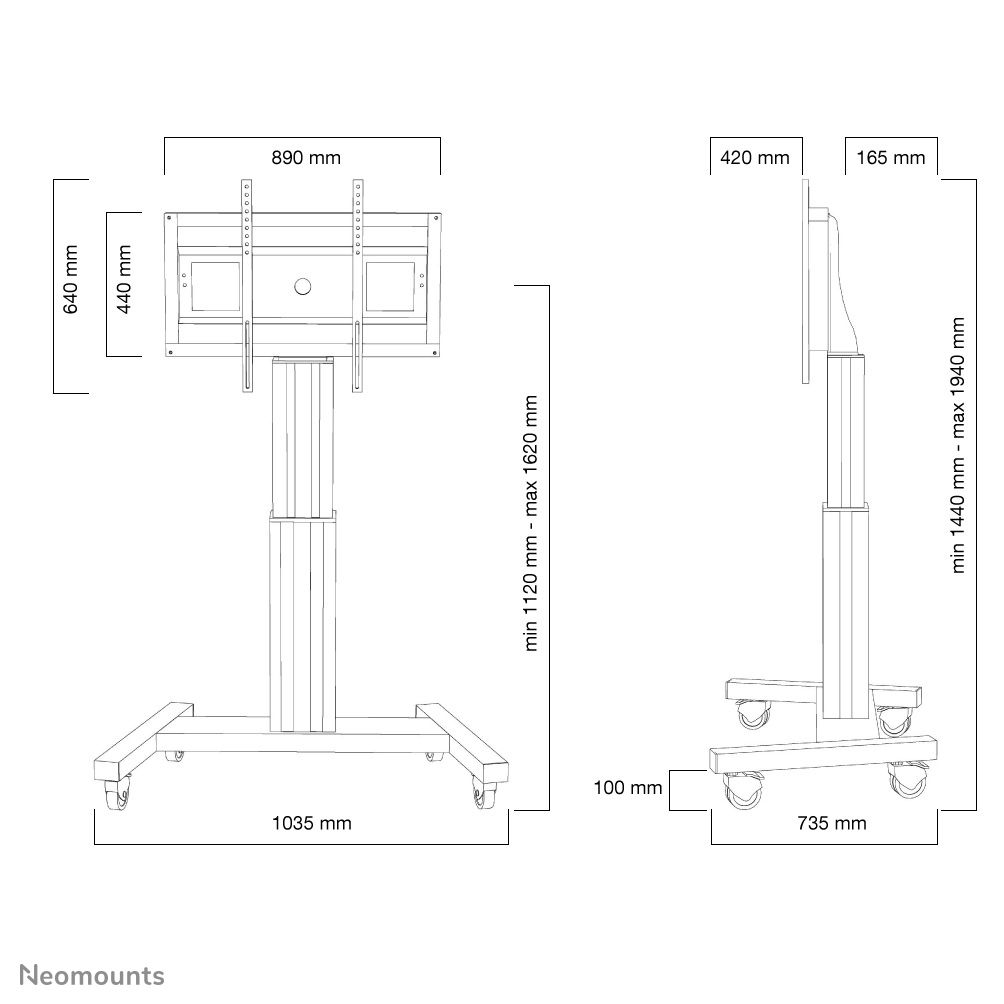 Neomounts PLASMA-M2500BLACK