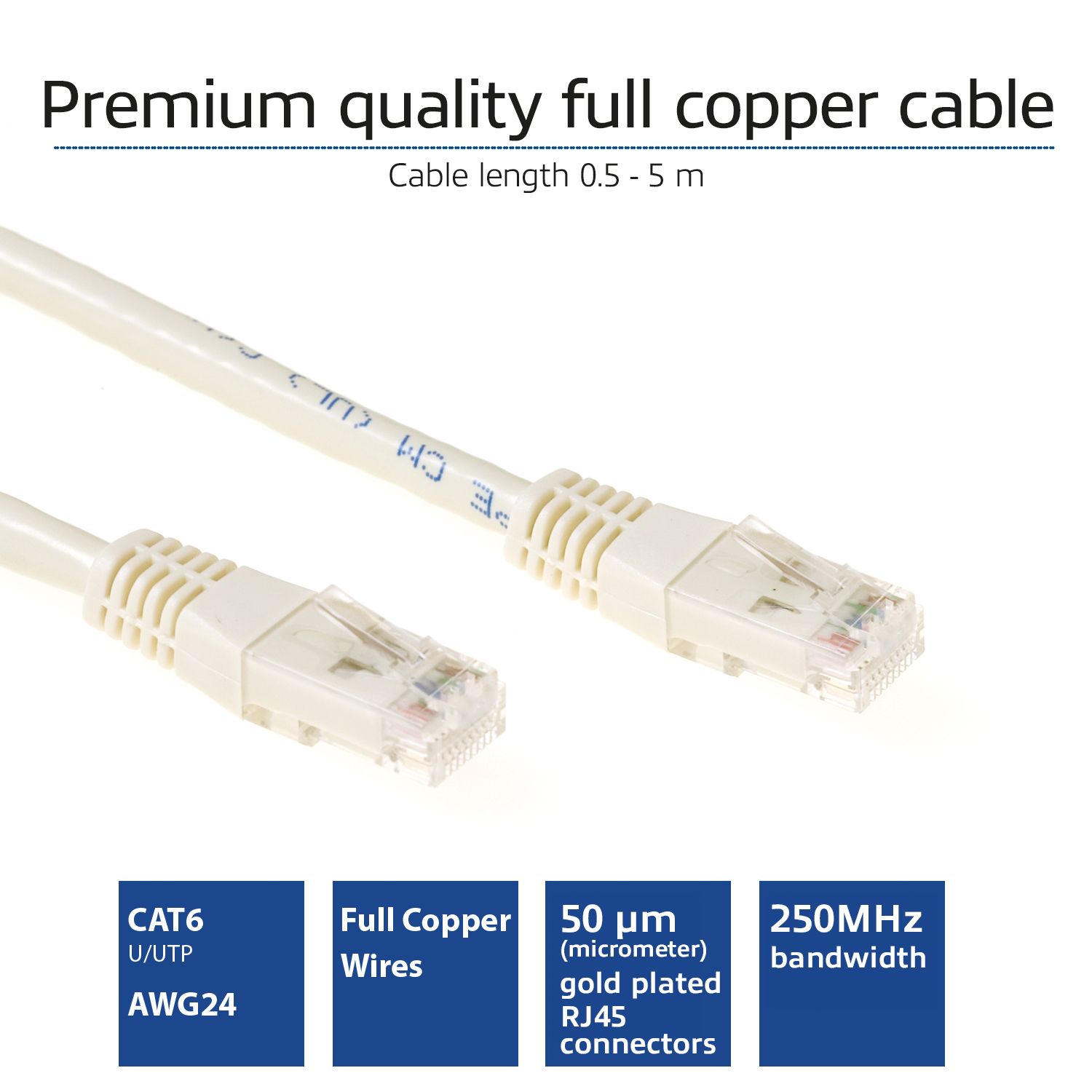 ACT IB8430 CAT6 Patchkabel