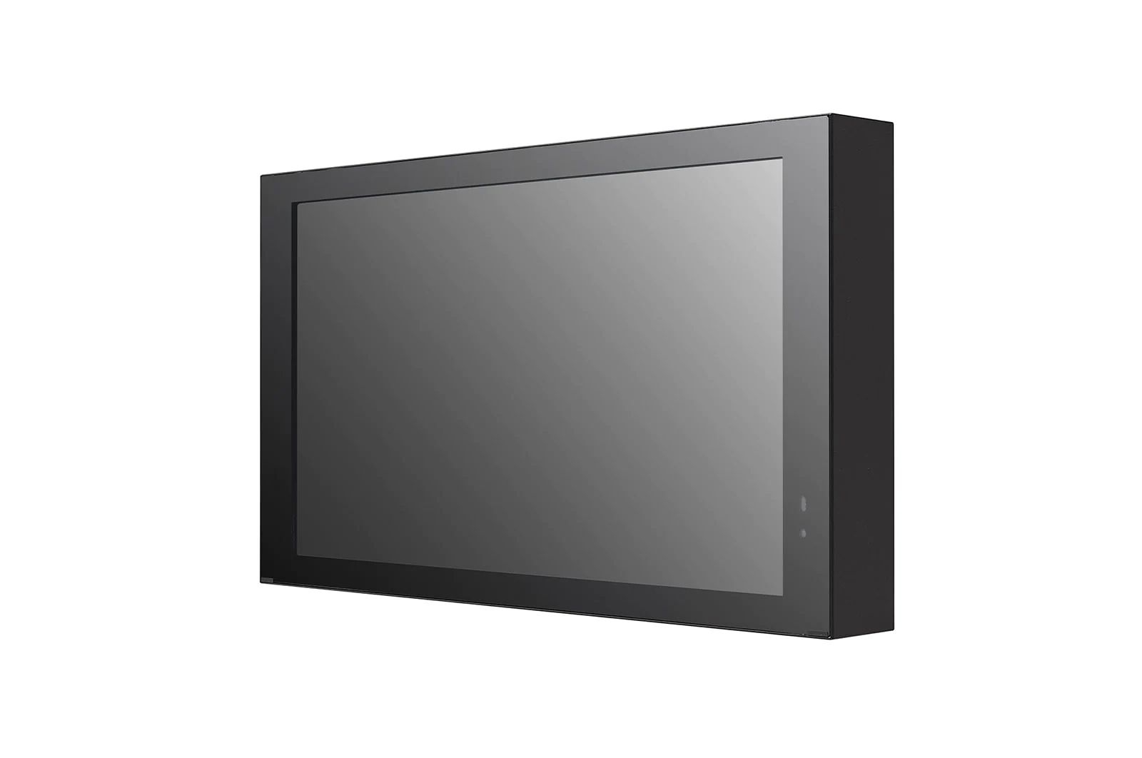 Het LG 22XE1J 22" Full HD high brightness outdoor signage display schuin van rechtsvoor