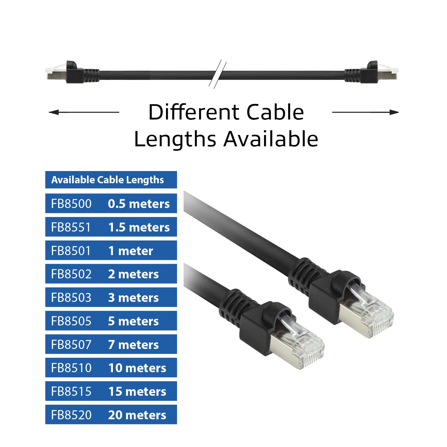 ACT S/FTP CAT7 PoE+ 30W Patchkabel