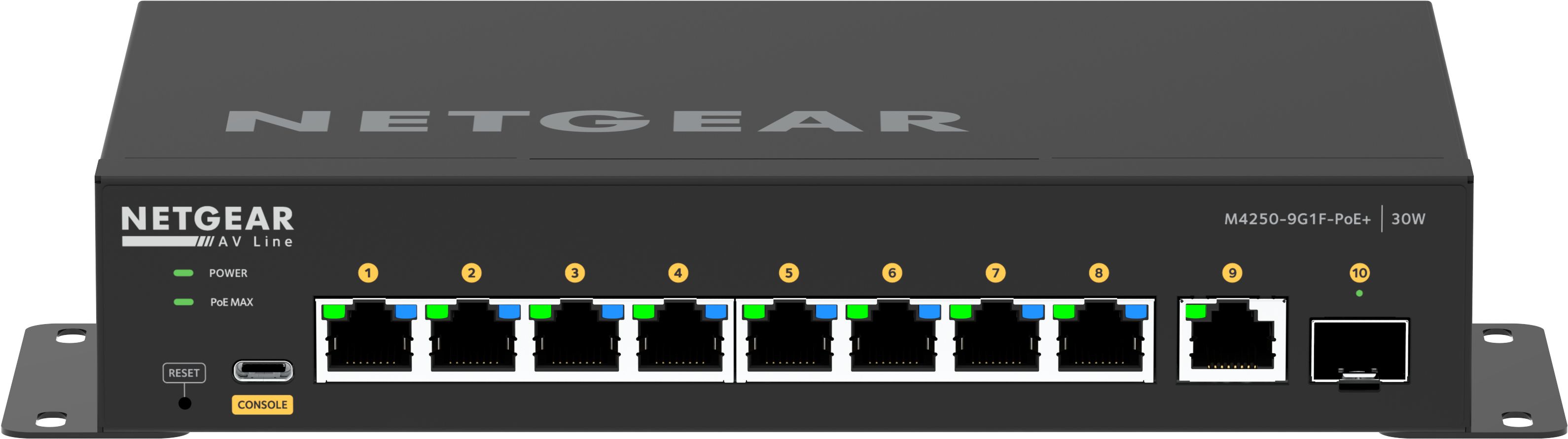 Netgear AV Line M4250-9G1F-PoE+