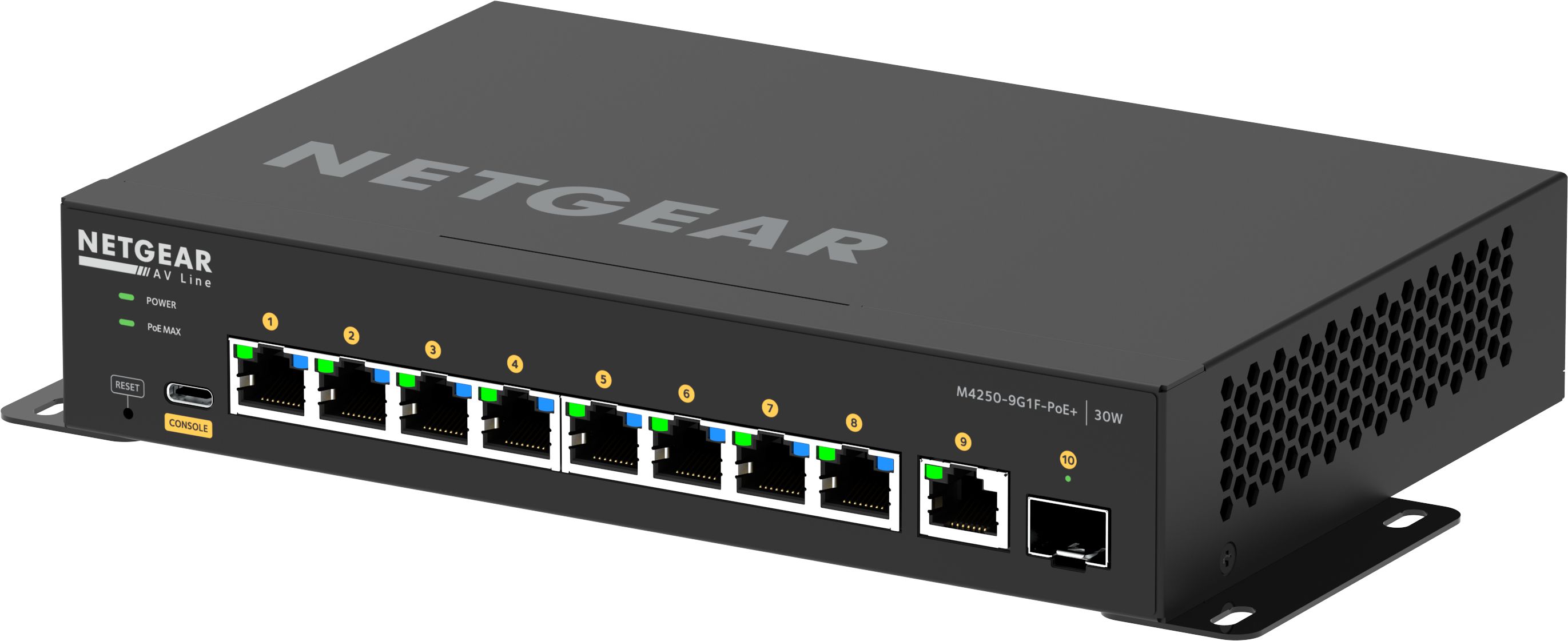 Netgear AV Line M4250-9G1F-PoE+