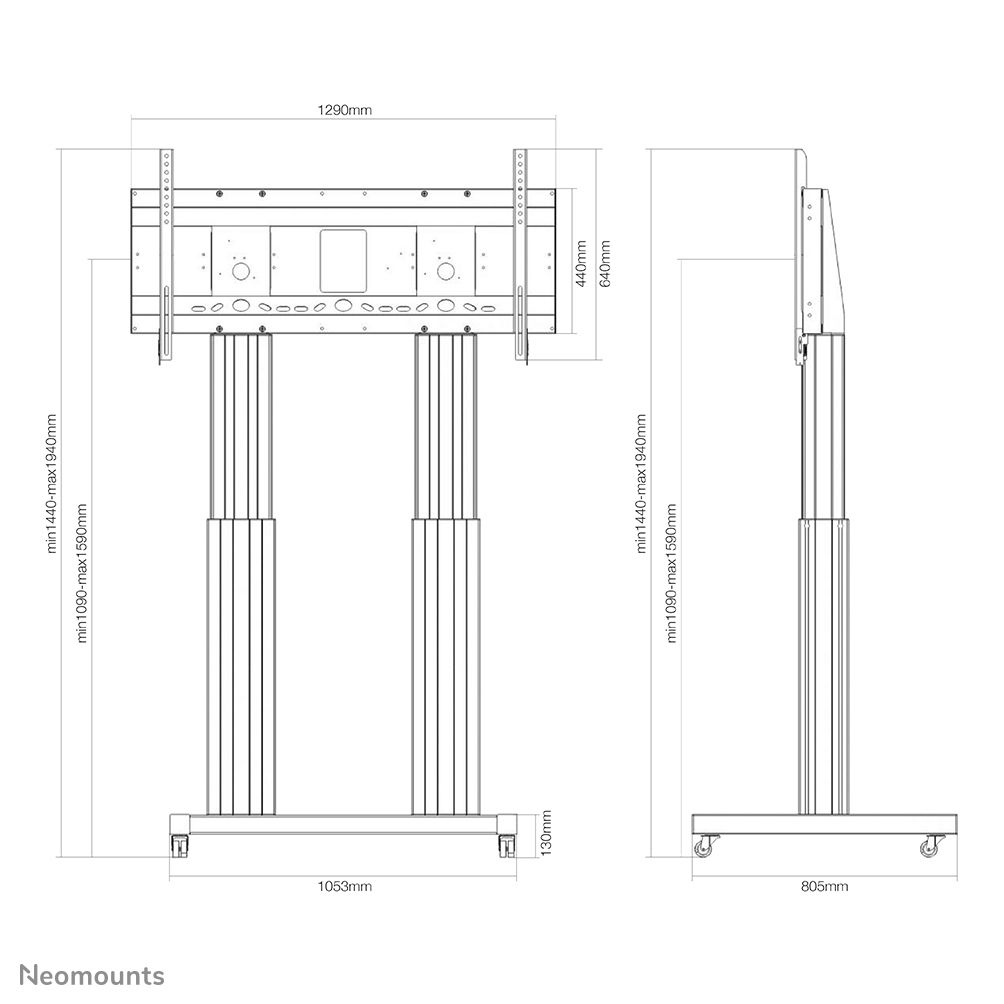 Neomounts PLASMA-M2600SILVER
