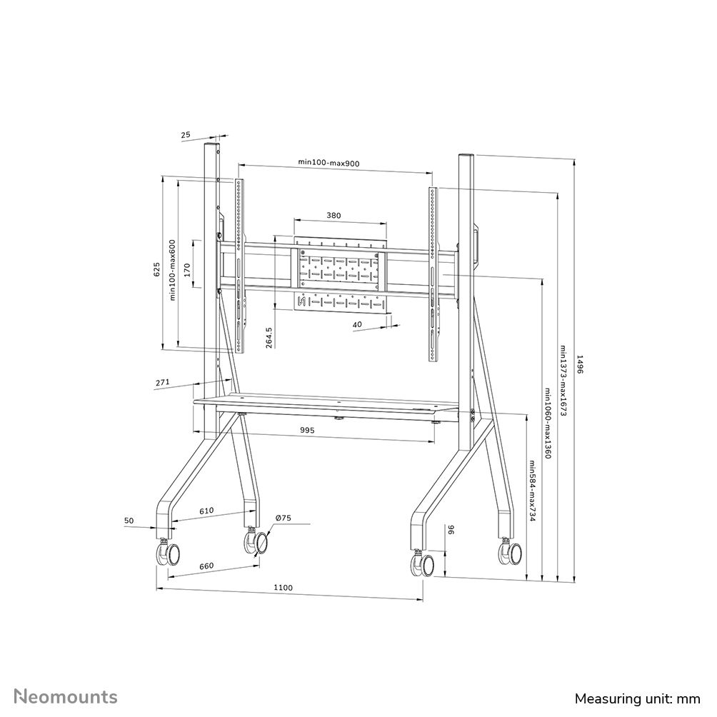 Neomounts FL50-525BL1