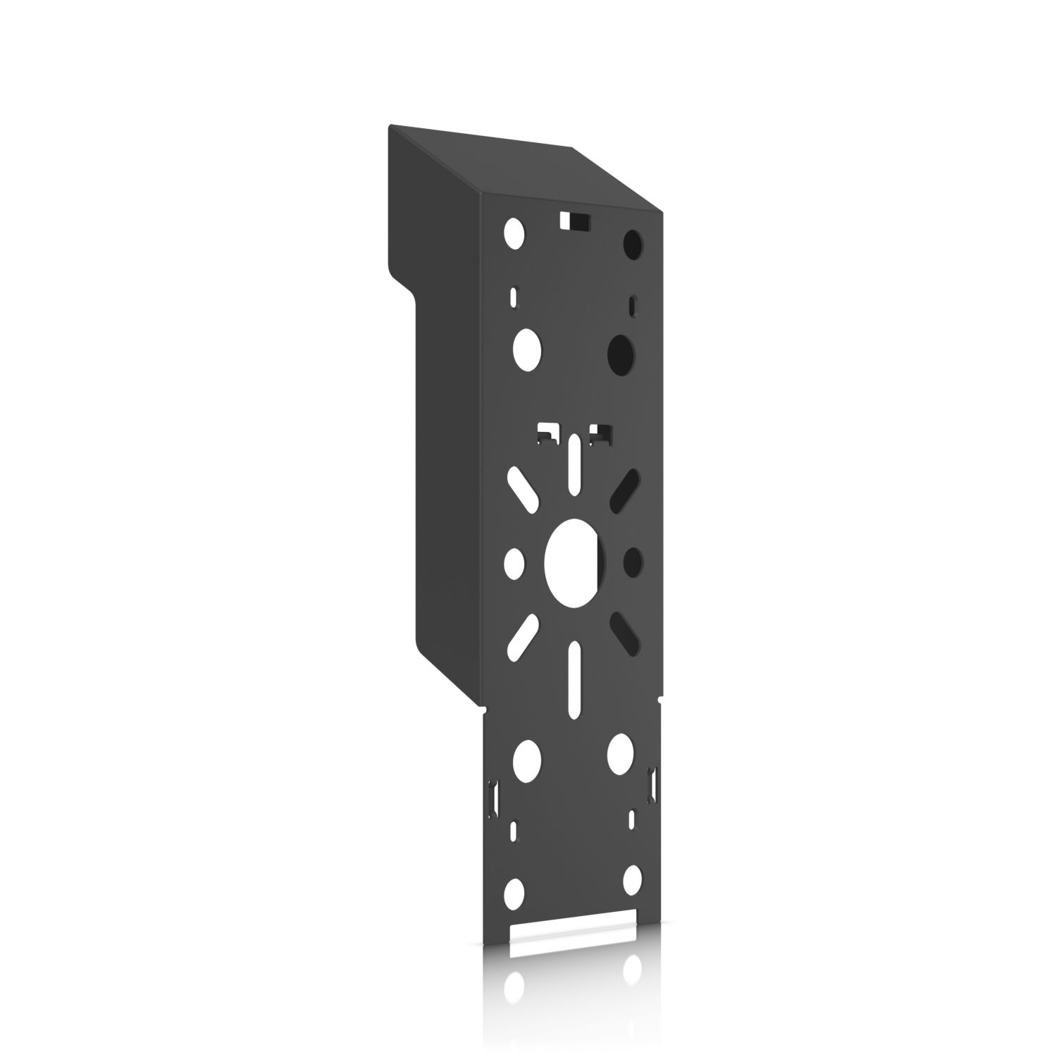Het Ubiquiti UniFi Intercom Sunshield zonnescherm voor intercoms schuin van achter