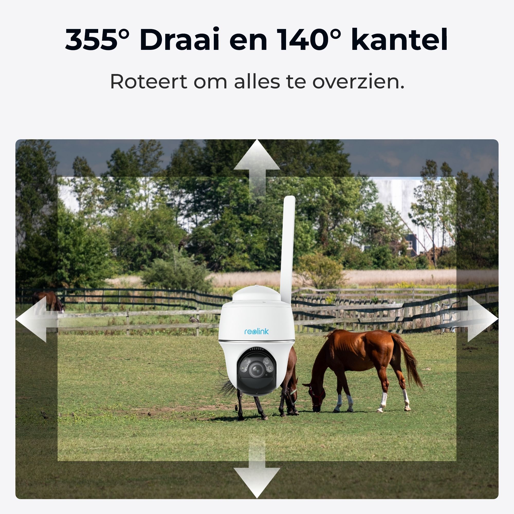 Reolink Go G430 | Dome camera, 5MP, 4G, batterij en Pan-Tilt