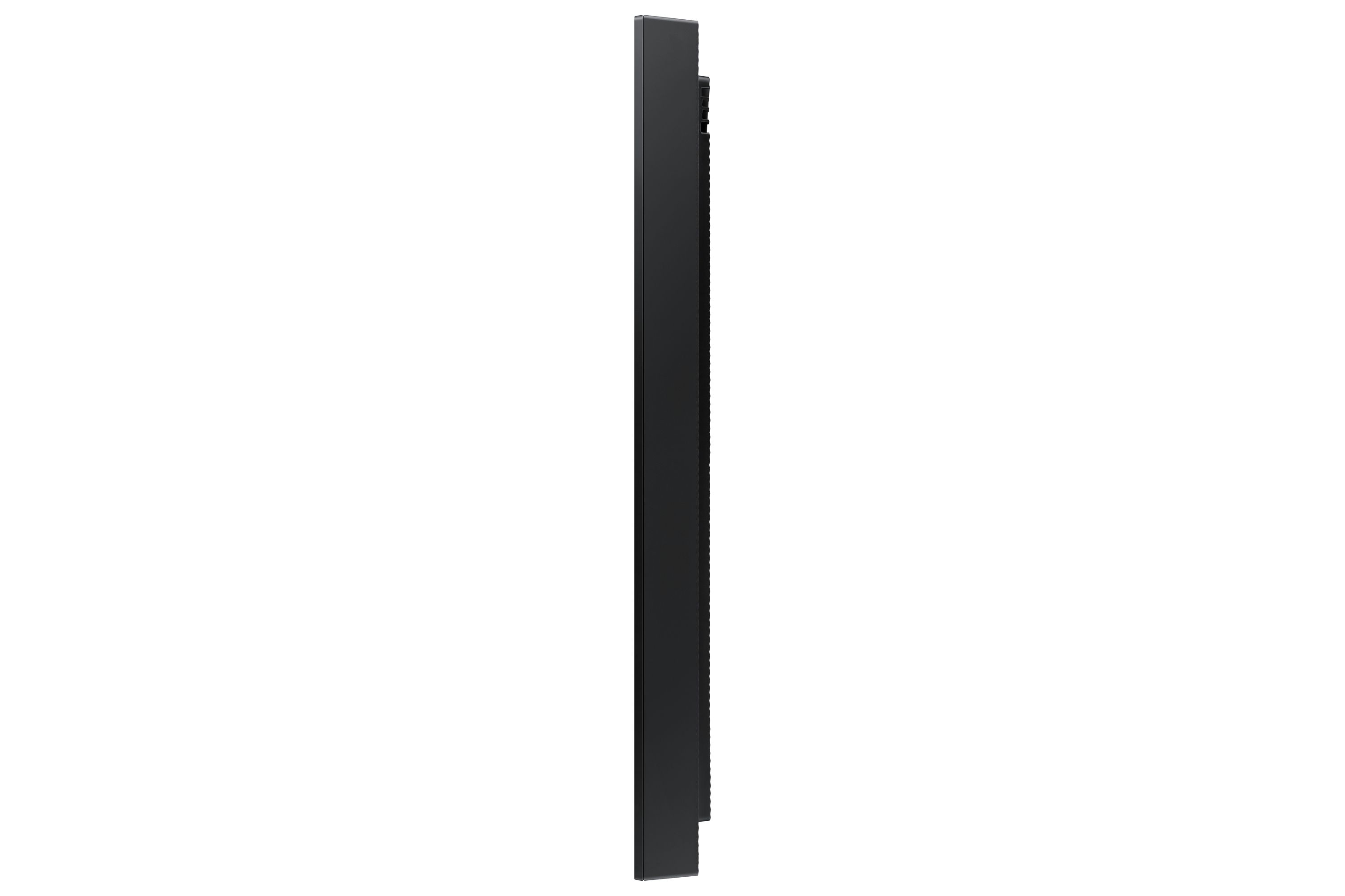 Zijkant van het Samsung OM55B 4K UHD 55" high brightness etalage display