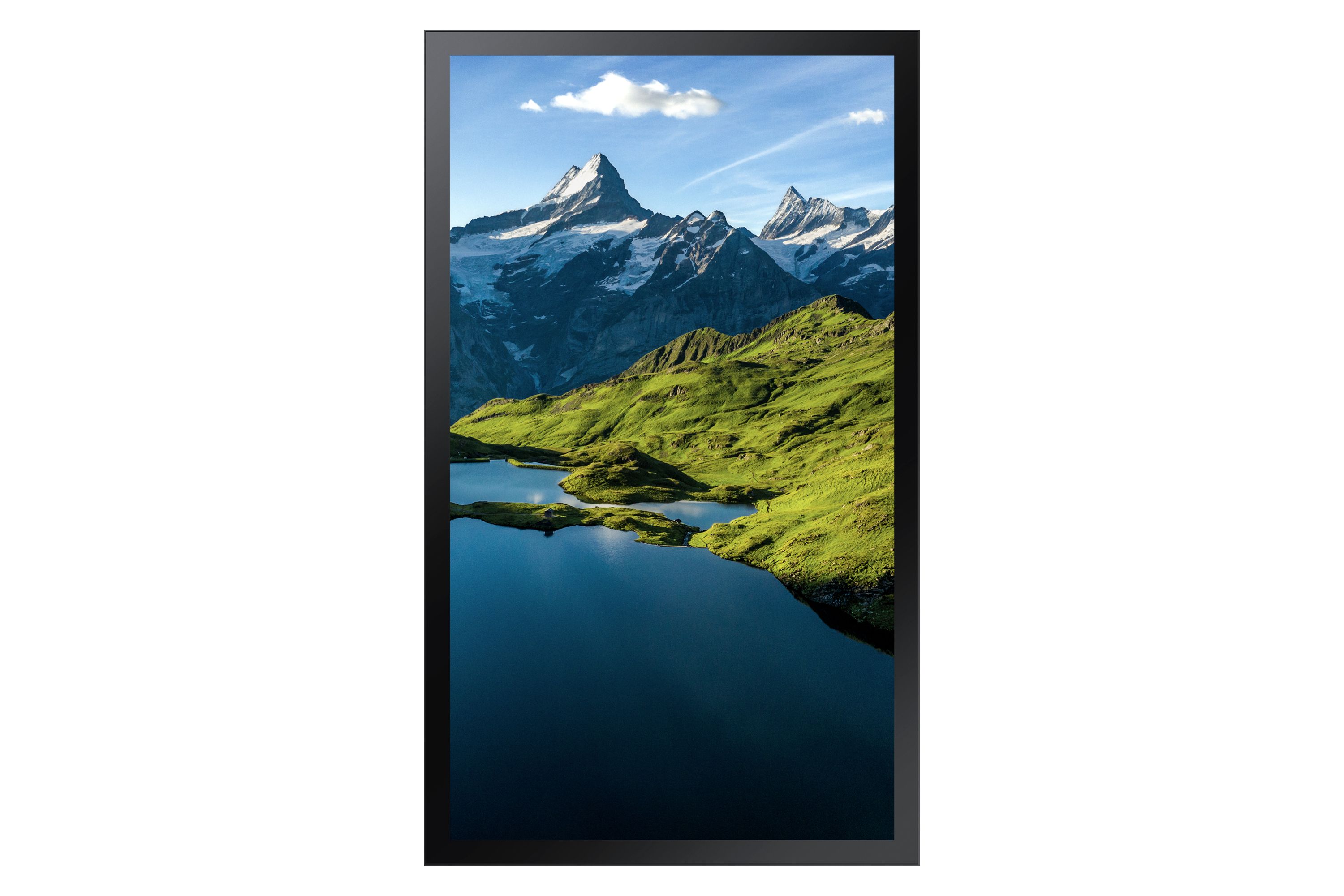 Samsung OH75A 75" Outdoor 4K UHD High Brightness Display in portretmodus