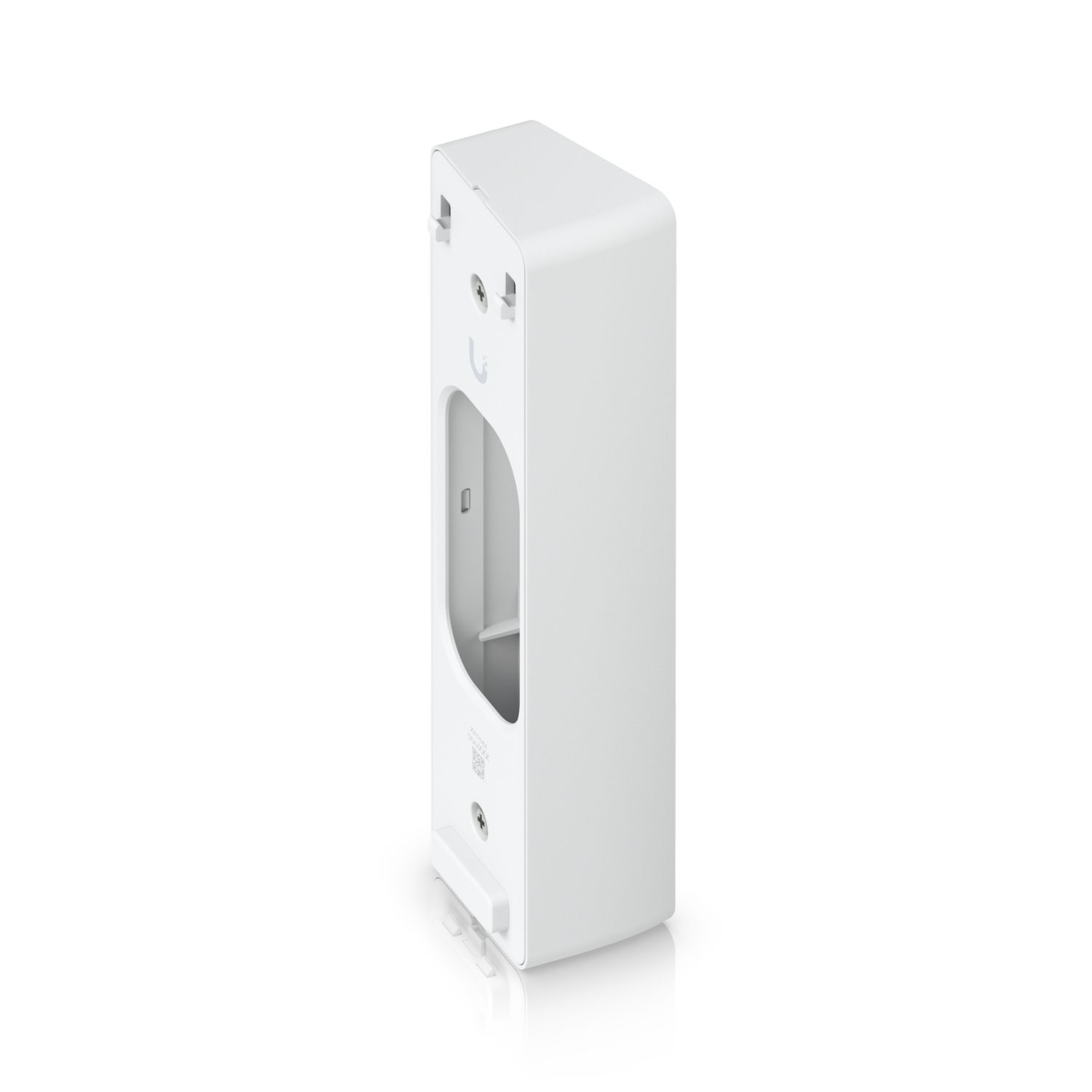 De Ubiquiti UniFi Access Reader Pro Angle Mount wit schuin van boven met de 20 graden hoek goed zichtbaar