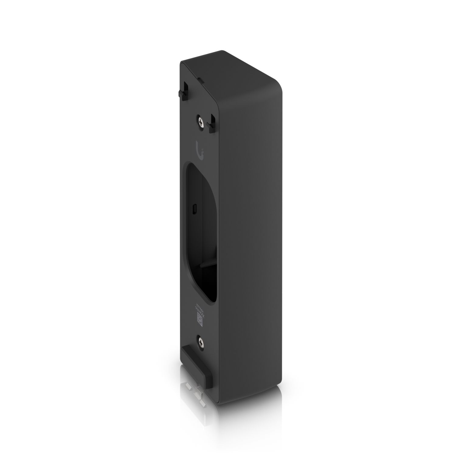 De Ubiquiti UniFi Access Reader Pro Angle Mount zwart schuin van boven met de 20 graden hoek goed zichtbaar