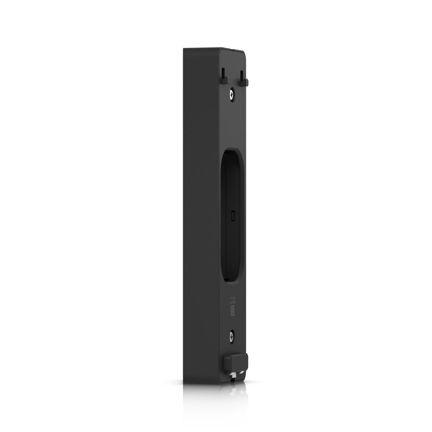 Zijkant en achterkant van de Ubiquiti UniFi Access Reader Pro Angle Mount zwart 