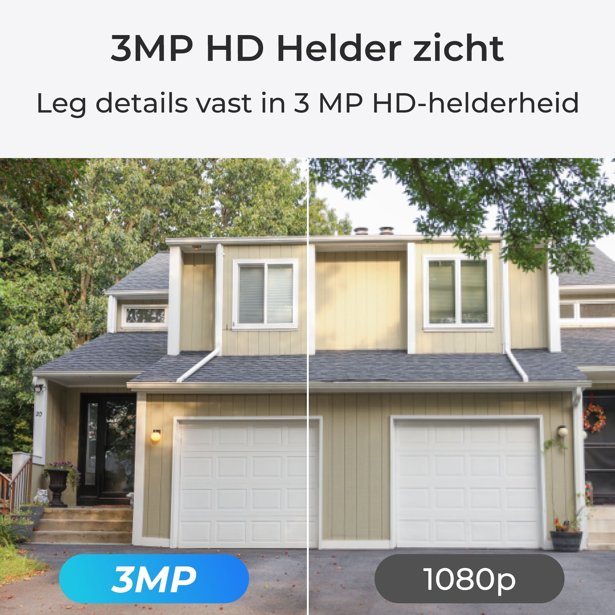 3MP beeldkwaliteit van de Reolink Argus B320