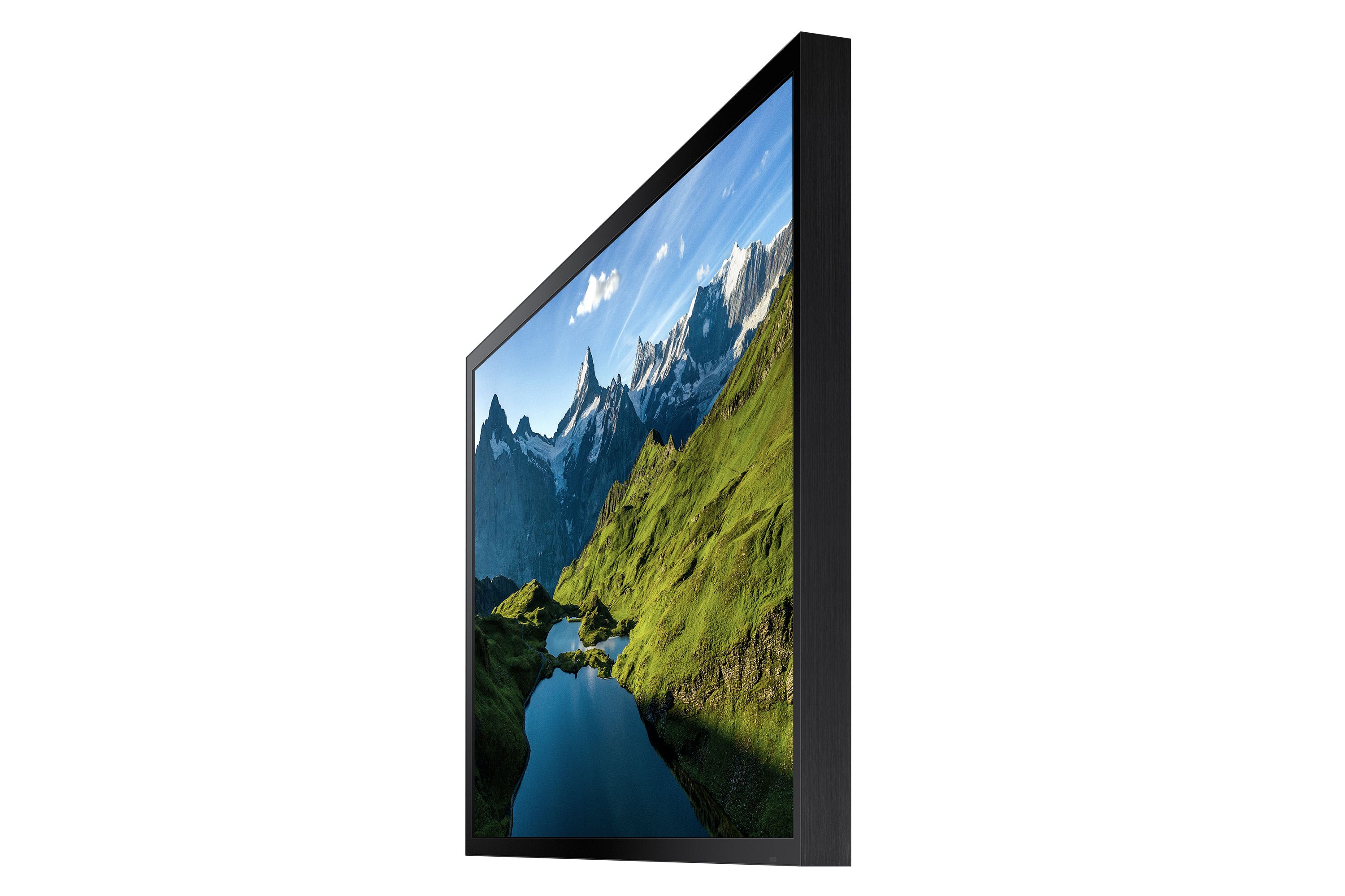 Het Samsung OH55A-S 55" Outdoor Full HD High Brightness Display voor digital signage schuin