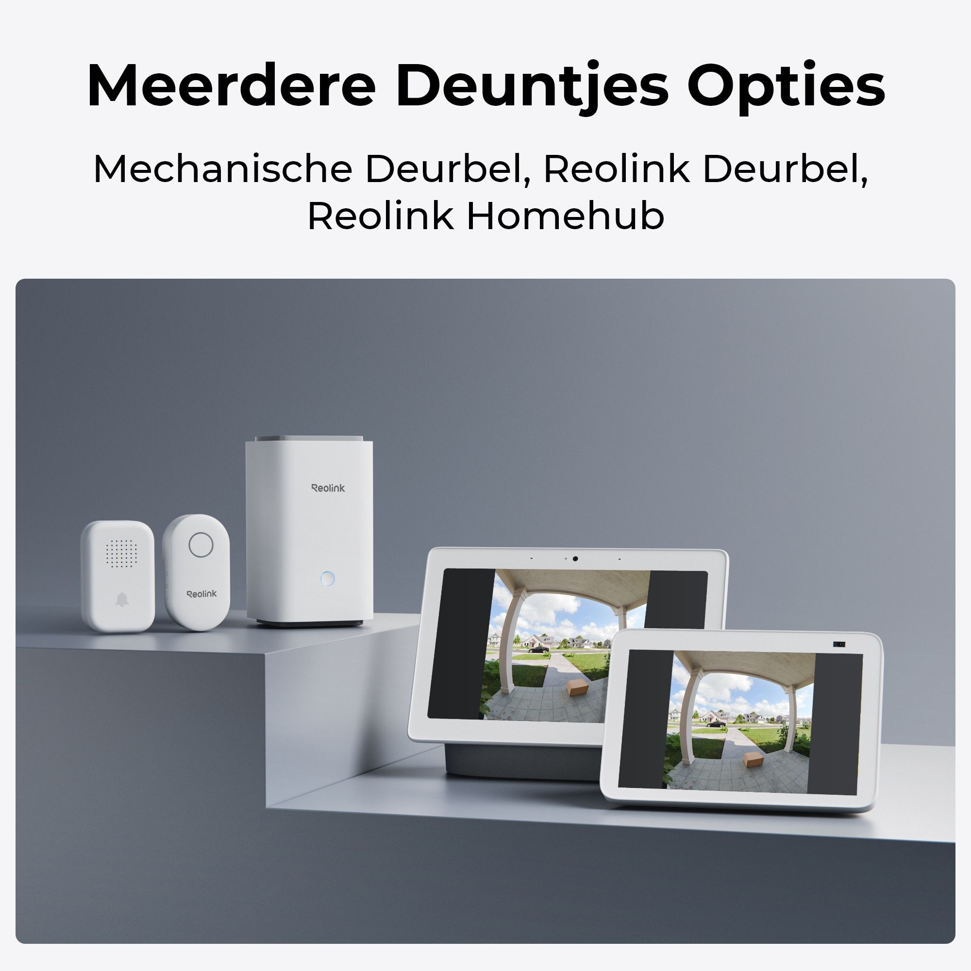 Reolink D340B WiFi Doorbell met accu Zwart