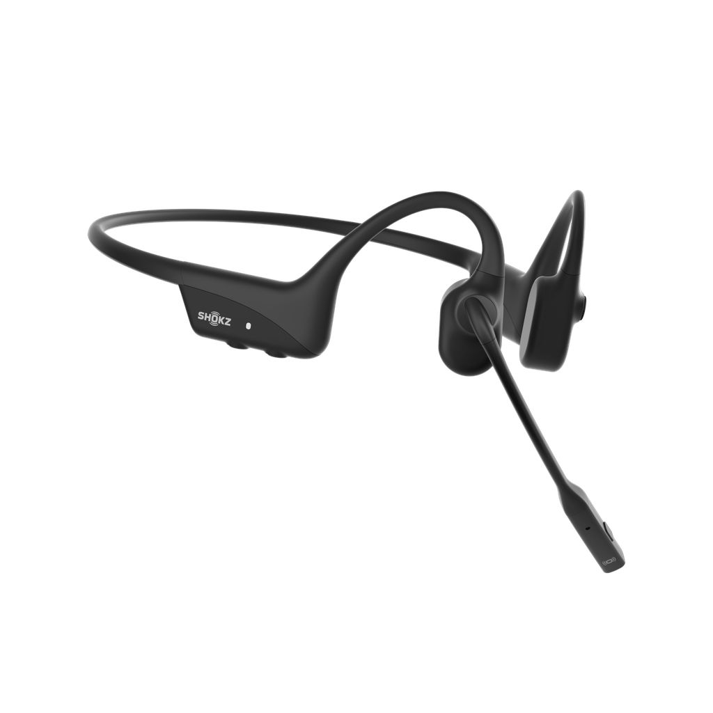 De dubbeloors Shokz OpenComm2 bone conduction open-ear headset