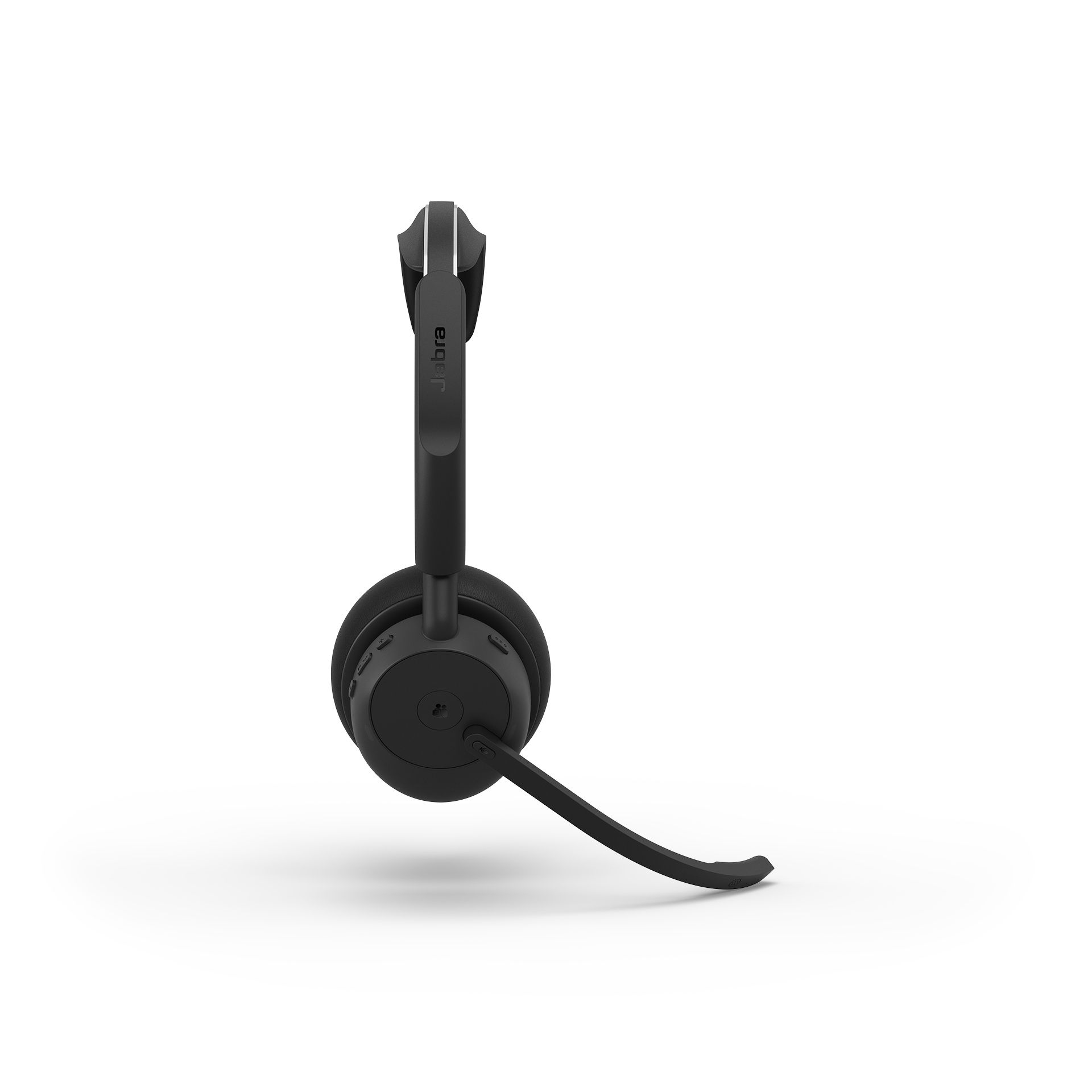 Jabra Evolve3 45 MS Teams mono Bluetooth headset zijkant