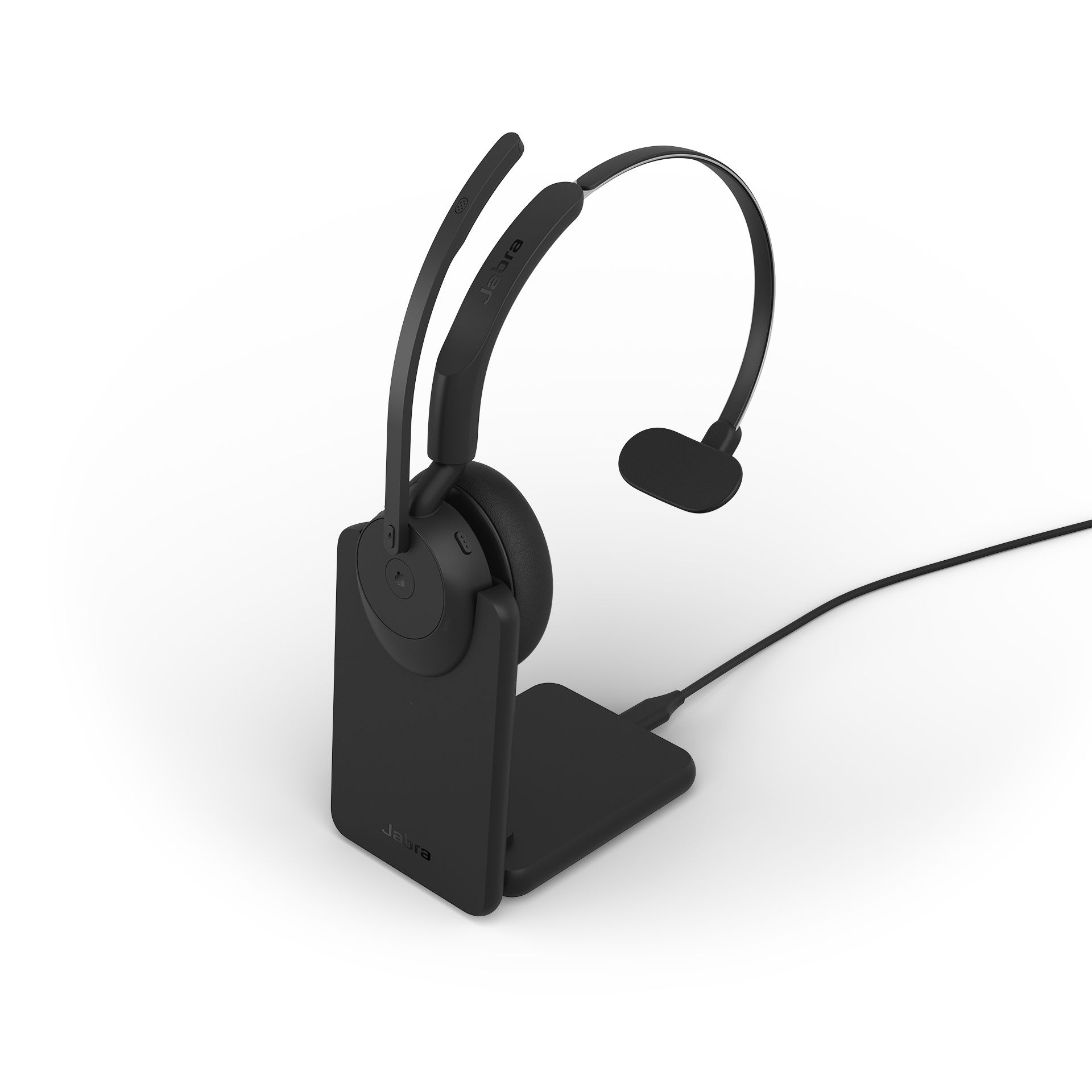 Jabra Evolve3 45 MS Teams mono Bluetooth headset met oplader