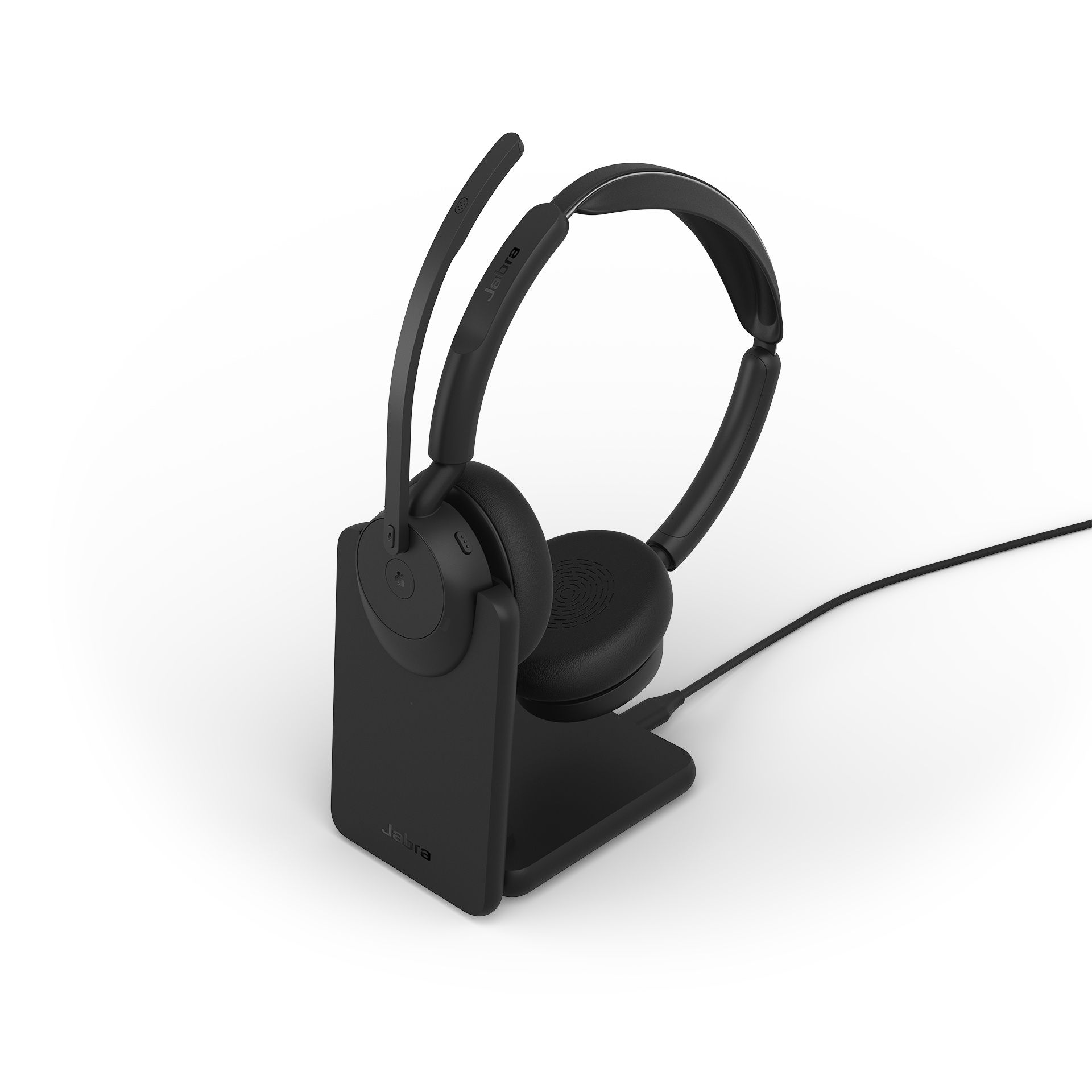 Jabra Evolve3 45 MS Teams stereo Bluetooth headset met oplader