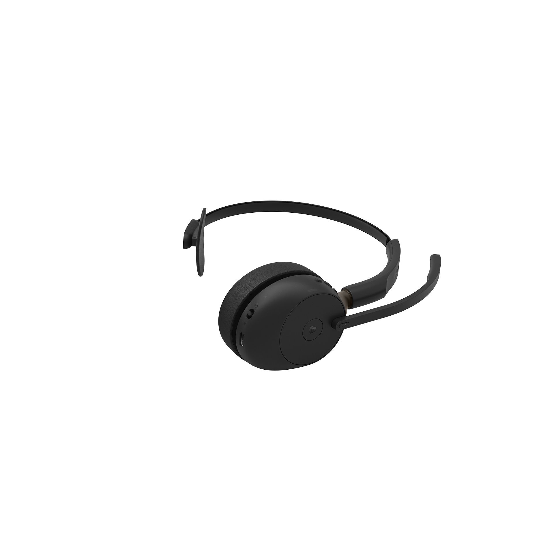 Jabra Evolve3 65 MS mono Bluetooth headset liggend