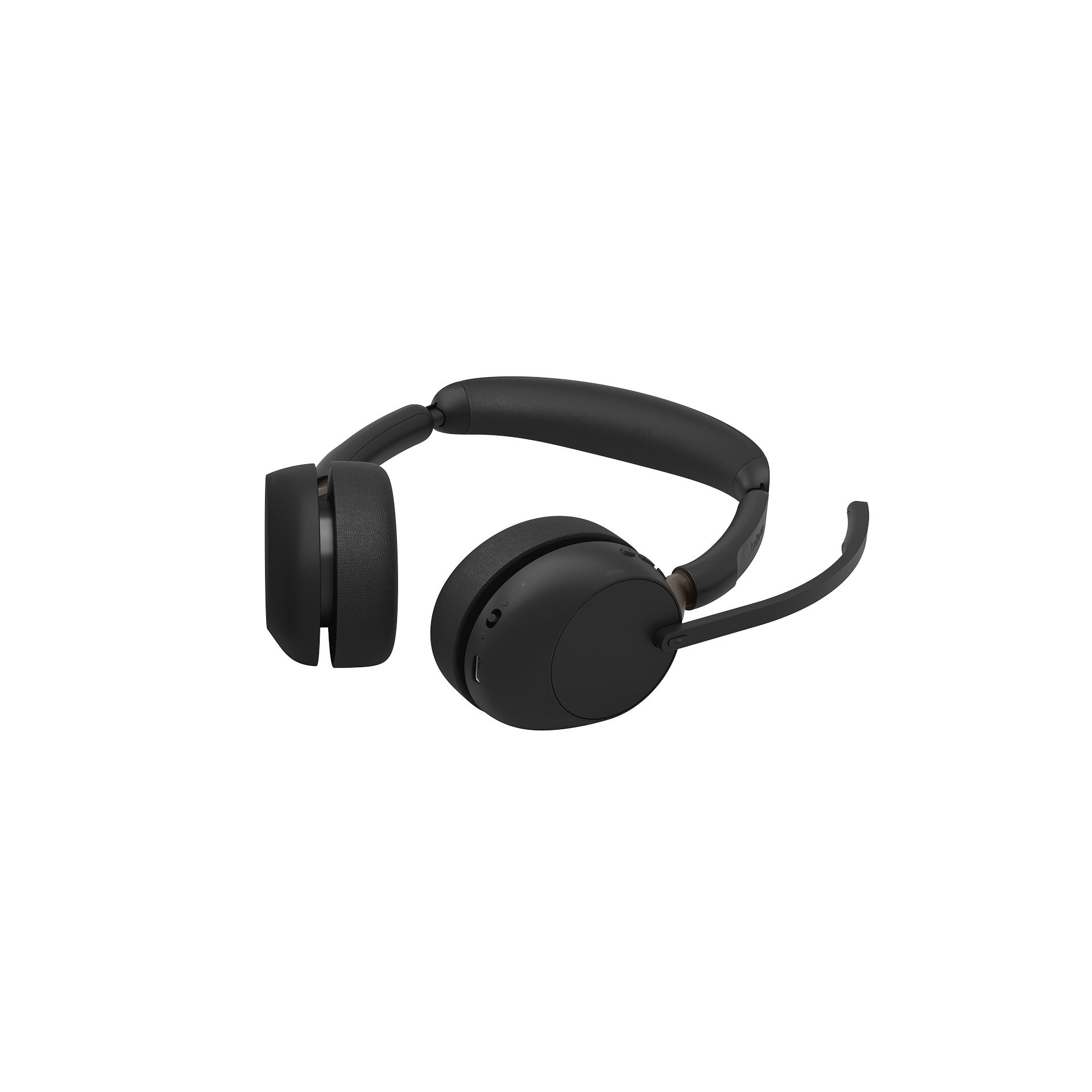 Jabra Evolve3 65 UC stereo Bluetooth headset liggend