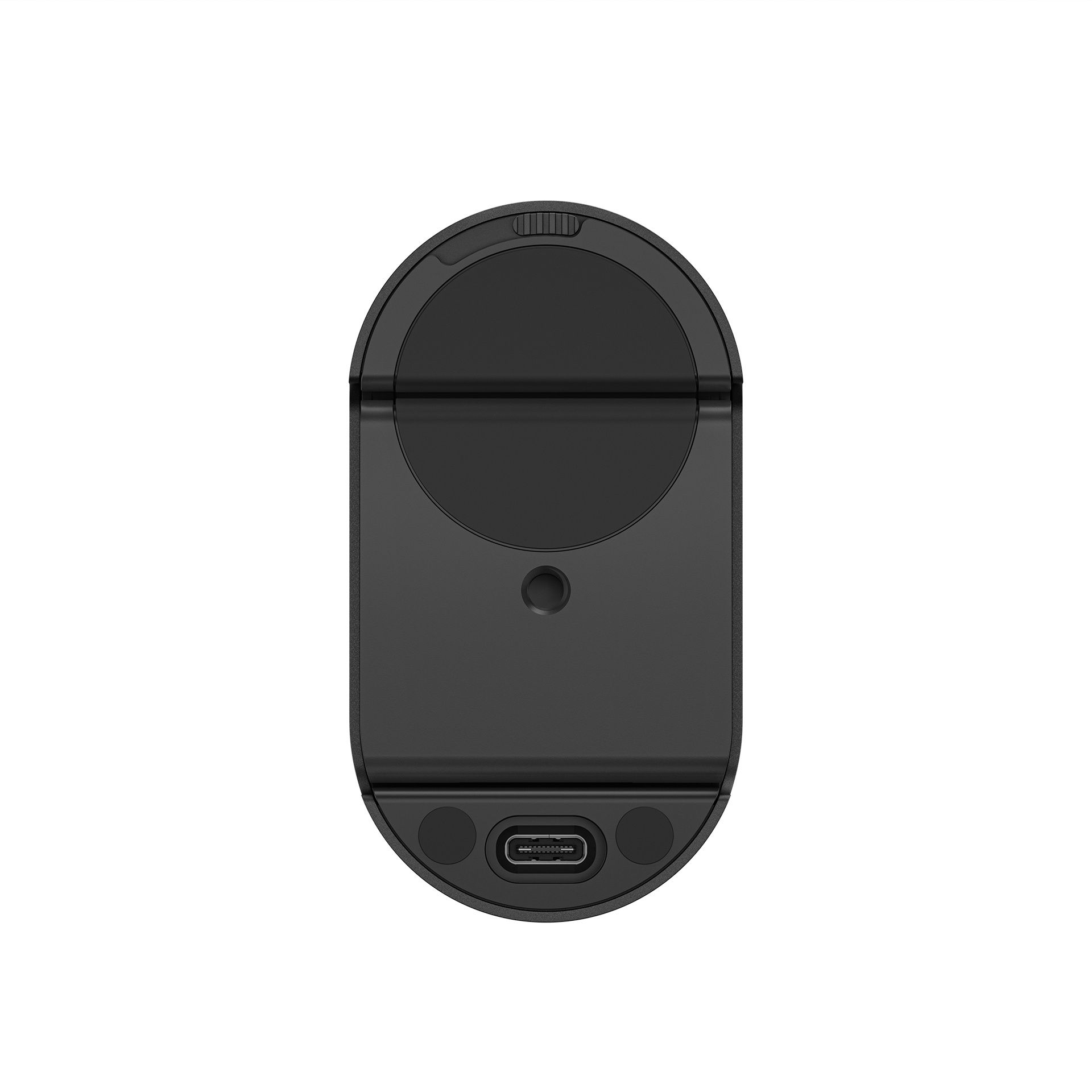 Onderkant van de Jabra PanaCast 20 4K webcam met USB-C aansluiting
