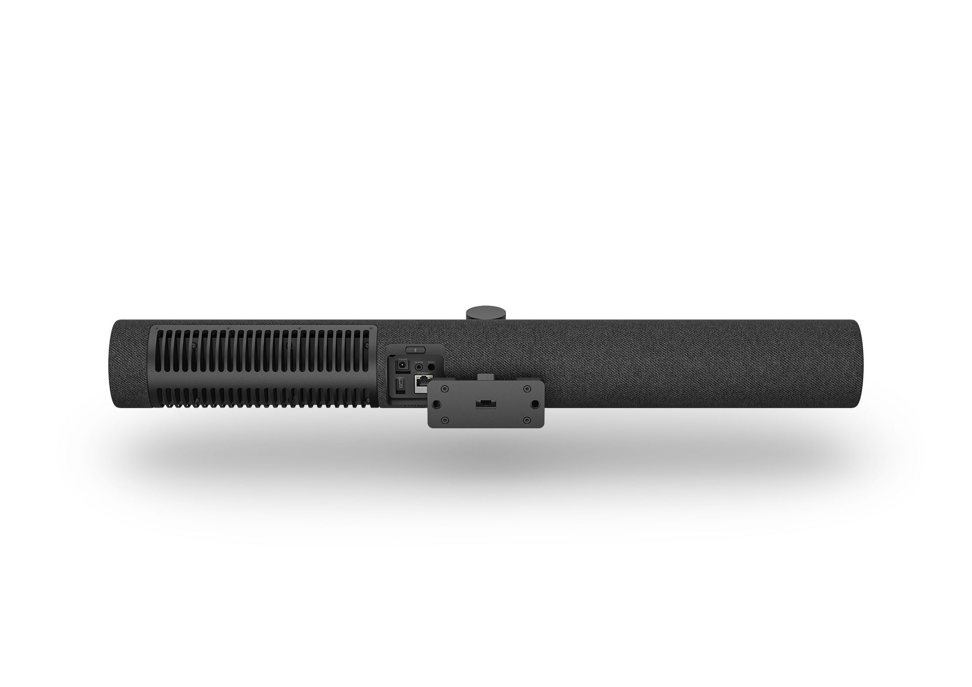Achterkant van de Jabra PanaCast 50 Black 180° 4K Collaboration Bar