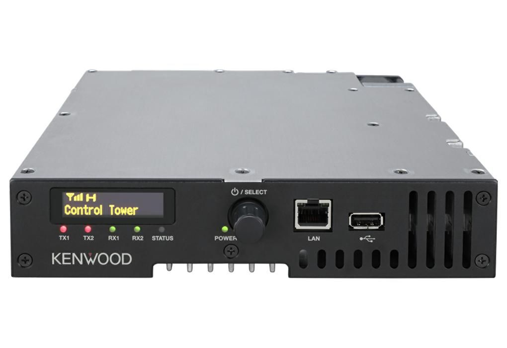 Kenwood NXR-1700E VHF DMR NXDN Portofoon Repeater voorkant en bovenkant