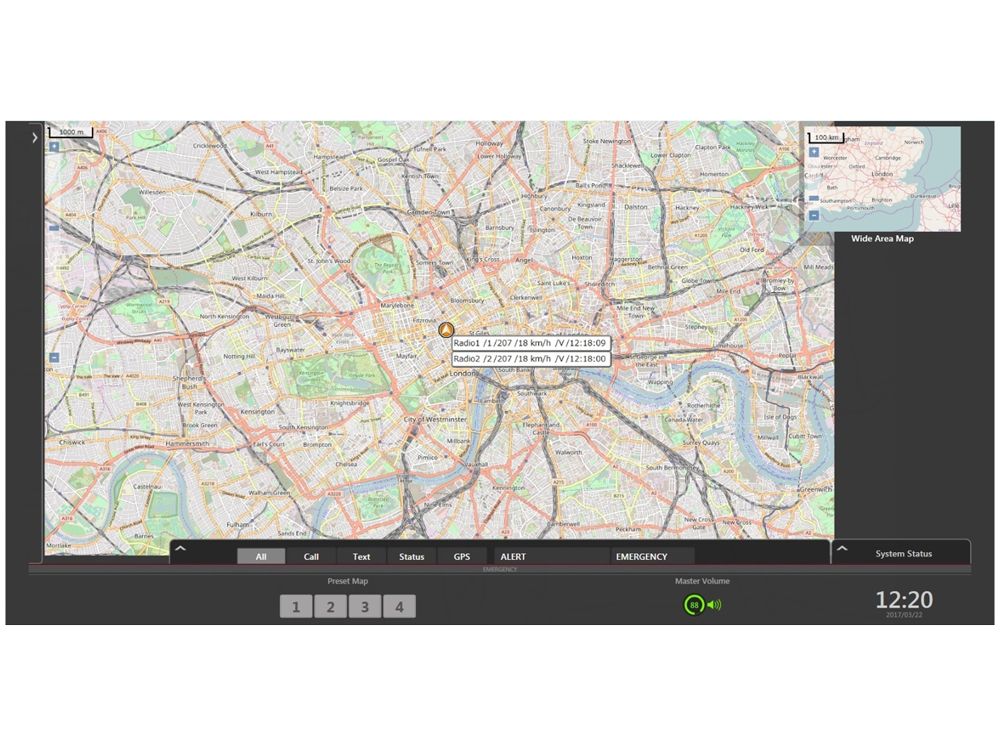 Kenwood KAS-20 AVL en Dispatch Software