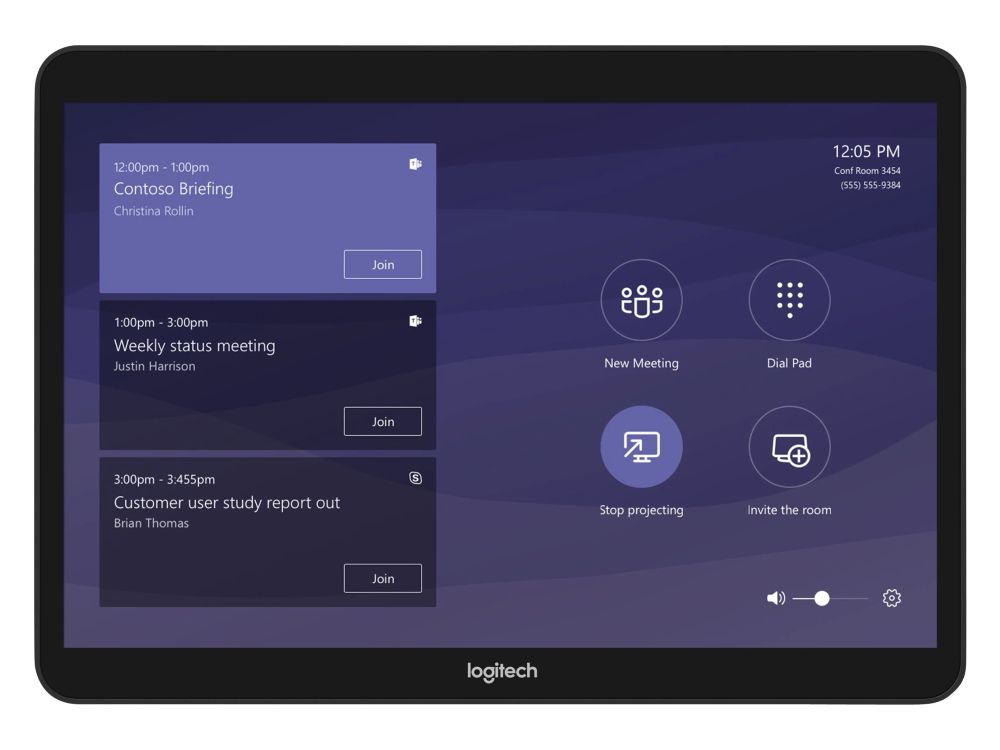 Logitech Tap Room Solution Teams