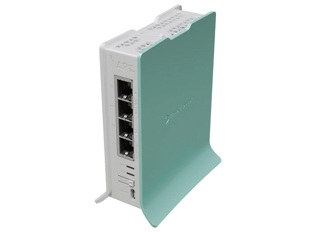 MikroTik hAP ax lite ethernetpoorten