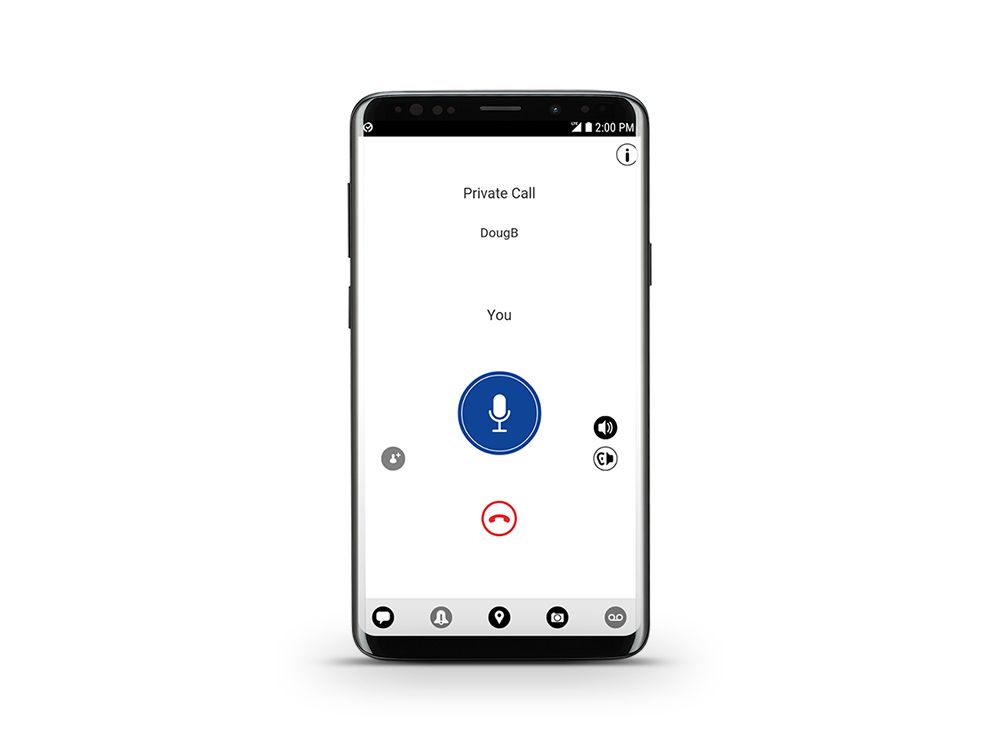 Motorola WAVE PTX PTT-Applicatie