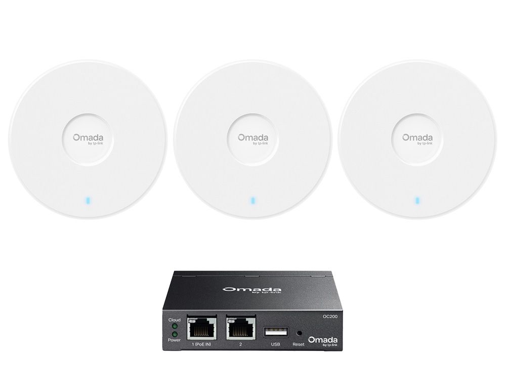 Omada by TP-Link EAP723 3-pack met OC200