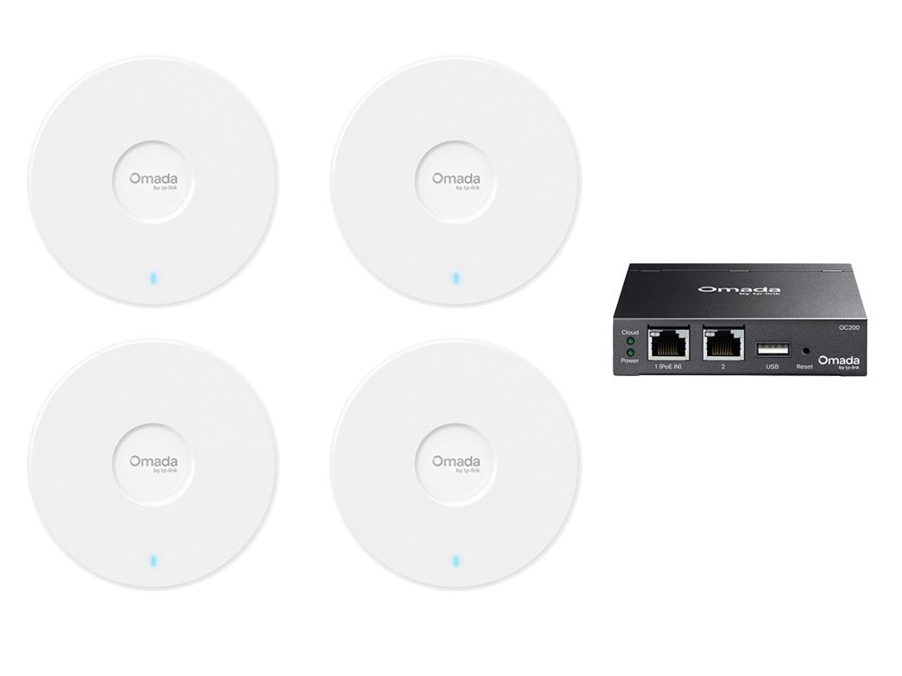 Omada by TP-Link EAP727 UR 4-pack + OC200