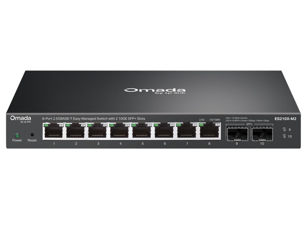Omada by TP-Link ES210X-M2 poorten