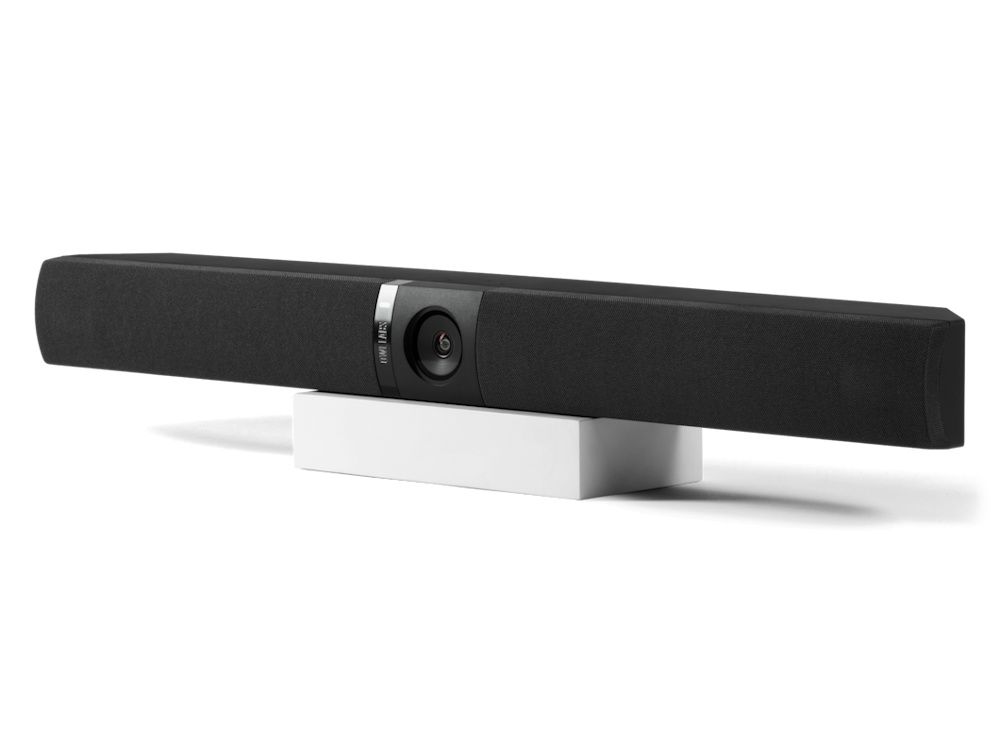 De Owl Labs Owl Bar alles-in-één 4K videobar zwart met microfoon en speaker voor hybride vergaderingen